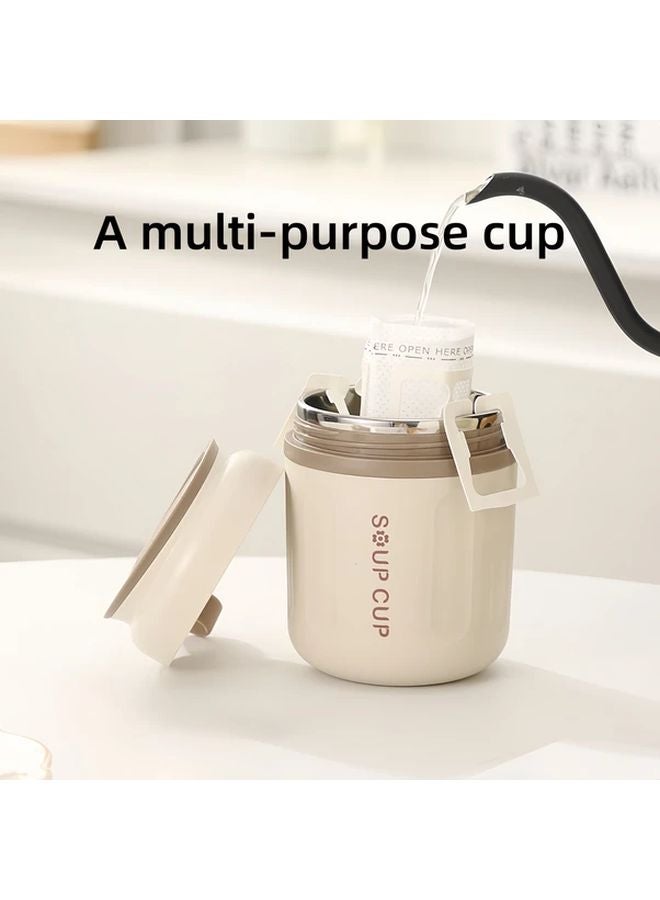 Pink Stainless Steel Insulated Food Jar Leak Proof Easy Clean Travel Office Soup Cup - Image 5